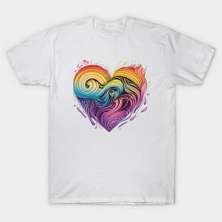 Rainbow Heart T-Shirt